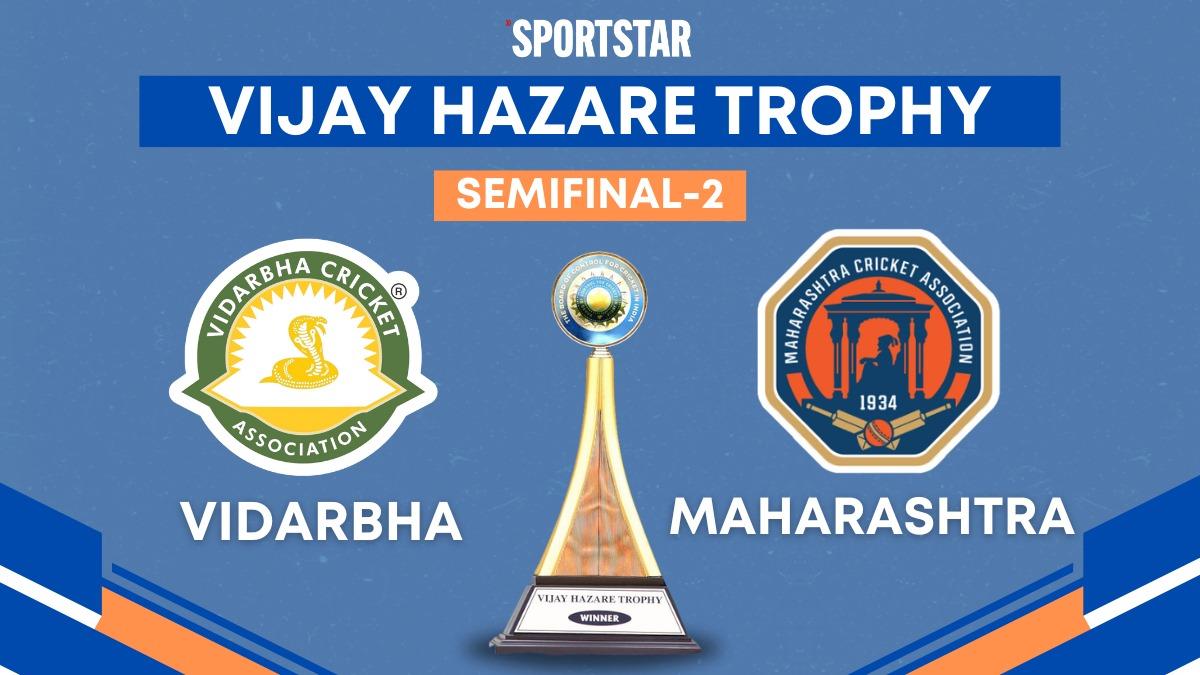 Vijay Hazare Trophy semifinal LIVE Score, Vidarbha vs Maharashtra: VID 236/1 (37); Karun Nair on strike after Rathod departs for 116